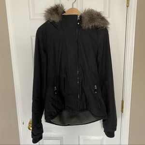 Bench Winter Coat with fur hood